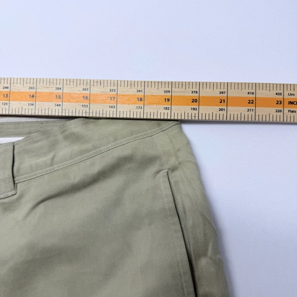 Tommy Bahama Relax Mens 40 Khaki 100% Silk Straight Leg Flat Front Pants